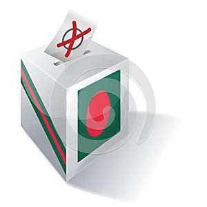 Ballot box of Bangladesh