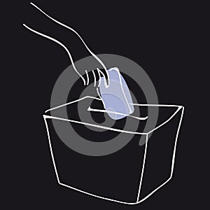 Ballot box black