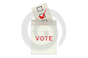 Ballot box 3D