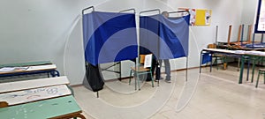 ballot box elections in greece ballots in election center
