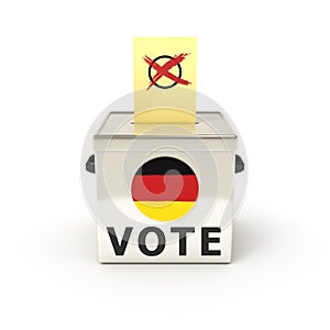 ballot box german election