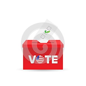 Ballot Box Illustration