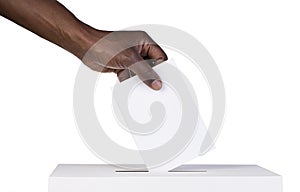 Hlasovanie kabica osoba obsadenie hlasovať na prázdny hlasovanie prekĺznuť 
