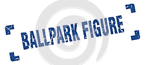ballpark figure stamp photo