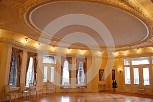 Ballroom in Boldt Castle, NY, USA