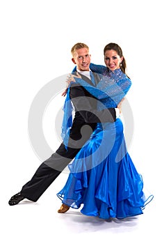 Ballroom Dancers Blue 02