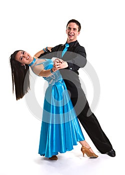 Ballroom Dancers L Blue 01