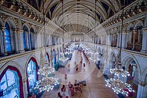 Ballroom in the Vienna City Hall, Austria