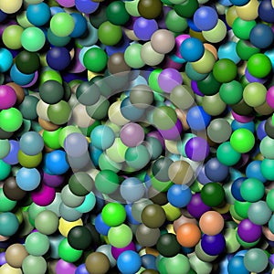 Balls seamless generated hires texture
