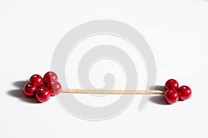 Balls and sticks representing the concept of social distancing  or  closeness  group of people . Organizing groups of people in