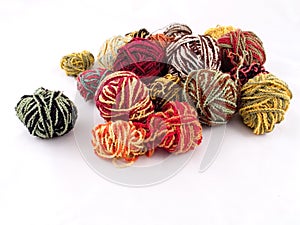 Balls of yarn