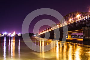 Bally bridge also known as the Vivekananda Setu is a multispan steel bridge on river Ganges at Kolkata Dakshineshwar.