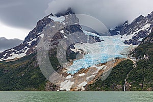 Balmaceda Glacier in Patagonia, Chile photo