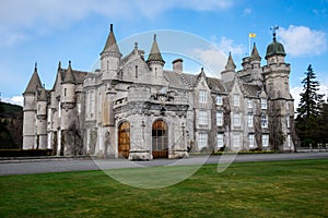 Balmoral Castle front view, Scotland