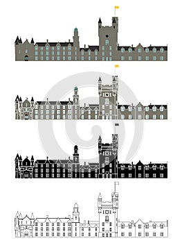 The Balmoral Castle in Scotland