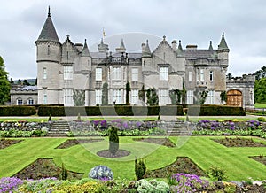 Balmoral Castle and the sunken garden