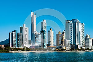 Balneario Camboriu Skyline, in Santa Catarina, Brazil