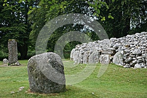 Balnuaran of Clava, east of Inverness in the Highlands of Scotland