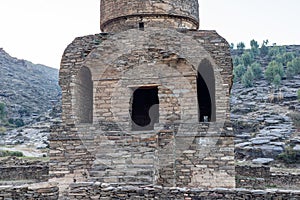 The Balo kaley archeaology site featured the landmark monument of the Great Shrine, the oldest example of double-dome Gandharan