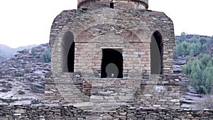 The Balo kaley double dome stupa having rich culture and religious heritage believed to be built in the 2nd century CE