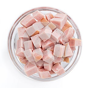 Baloney isolated on white