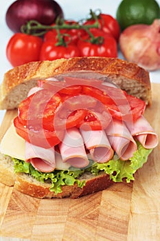 Baloney sandwich