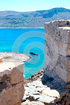 Balos bay. Crete. Greece