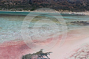 Balos Bay on the Island of Crete, Greece.
