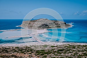 Balos Beach Cret Greece, Balos beach is on of the most beautiful beaches in Greece at the Greek Island