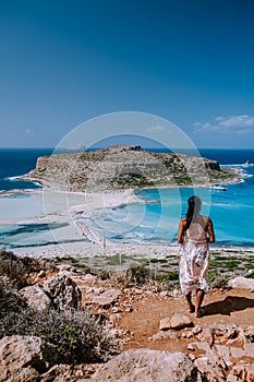 Balos Beach Cret Greece, Balos beach is on of the most beautiful beaches in Greece at the Greek Island