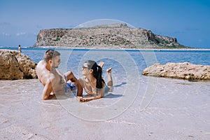 Balos Beach Cret Greece, Balos beach is on of the most beautiful beaches in Greece at the Greek Island