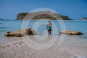 Balos Beach Cret Greece, Balos beach is on of the most beautiful beaches in Greece at the Greek Island