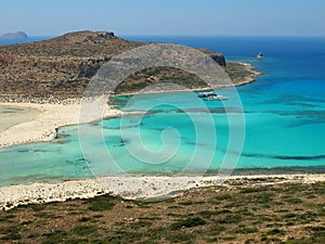 Balos beach in Crete