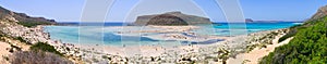 Balos beach on Crete island, Greece