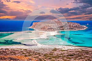 Balos beach, Greece island.