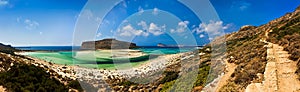 Balos beach and lagoon, Crete, Greece