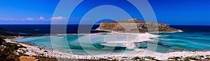 Balos beach panorama