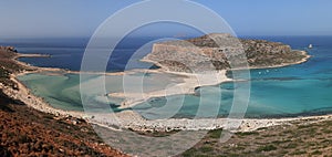 Balos lagoon , Crete , Greece