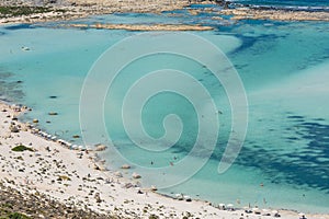 Balos Lagoon In Crete, Greece