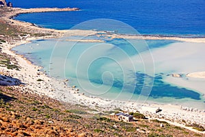 Balos Lagoon in Crete, Greece