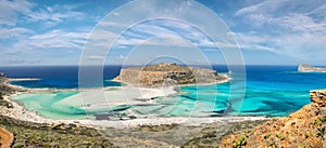Balos Lagoon on Crete island, Greece