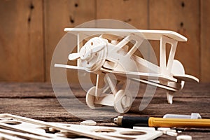 Balsa wood model photo