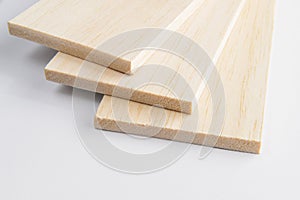 Balsa wood plank photo
