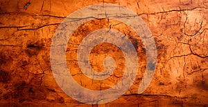 Balsa wood texture, panoramic old background - AI generated image