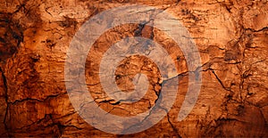 Balsa wood texture, panoramic old background - AI generated image