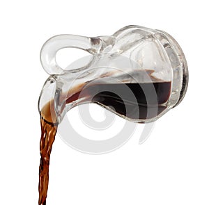 Balsamic Vinegar Pour (with clipping path) photo