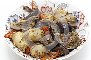 Balti eggplant and potato curry