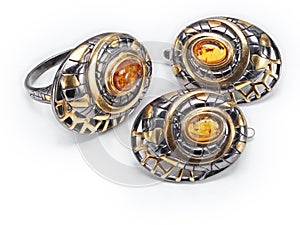 Baltic amber jewelry for womens fashion