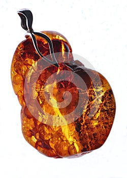 Baltic amber, resin segments