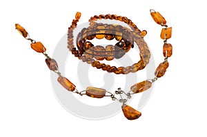 Baltic amber stone jewelry necklaces bracelet
